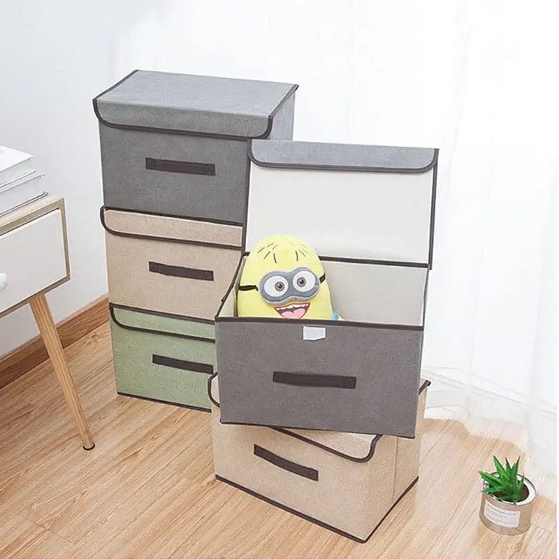 Fabric Cube Storage Box, Imitation Linen Storage Bin with Lid, Quilt Clothes Storage Bag, Non-woven Storage Basket, Multipurpose Practical Sundries Box, Large Capacity Household Storage Organizer Fabric Cube Storage Box, Imitation Linen Storage Bin with Lid, Quilt Clothes Storage Bag, Non-woven Storage Basket, Multipurpose Practical Sundries Box, Large Capacity Household Storage Organizer